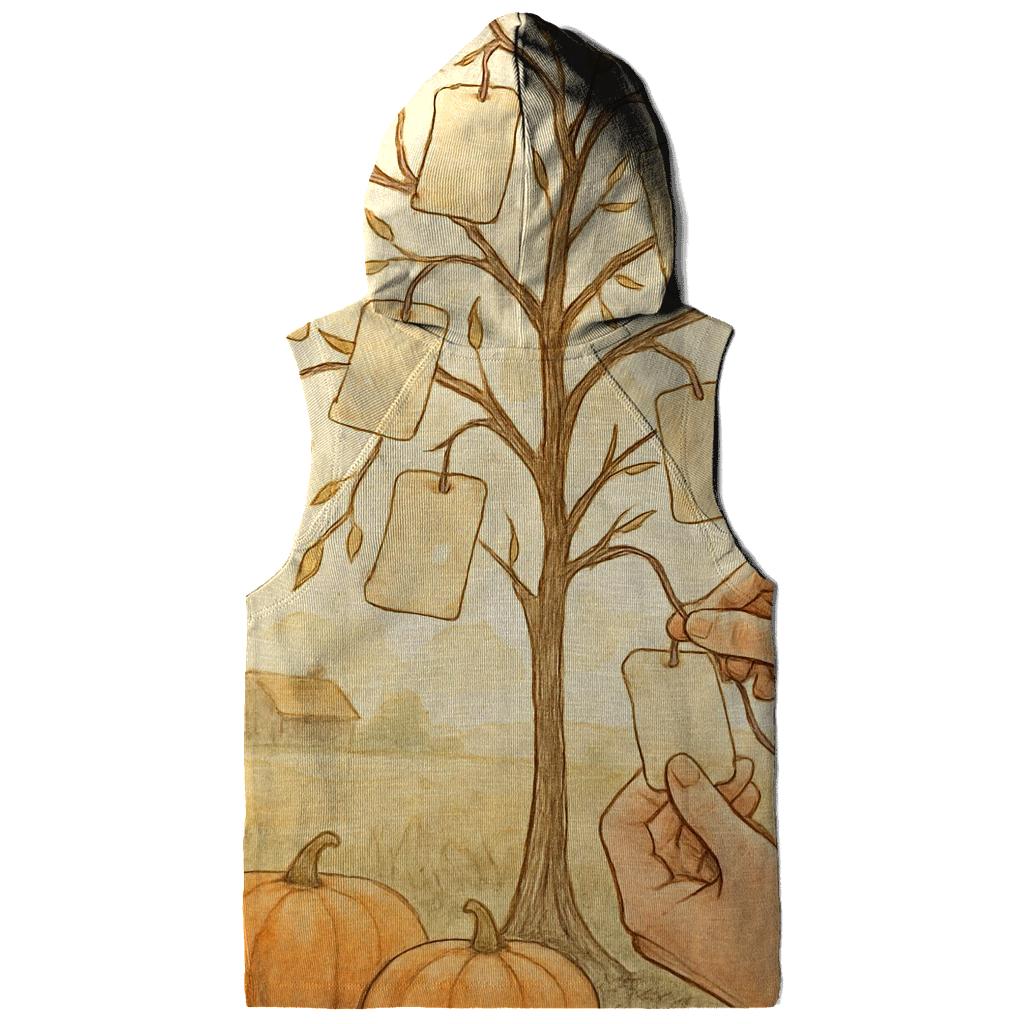 Sunlit Field Of Gratitude Notes Without Text graphic hoodies