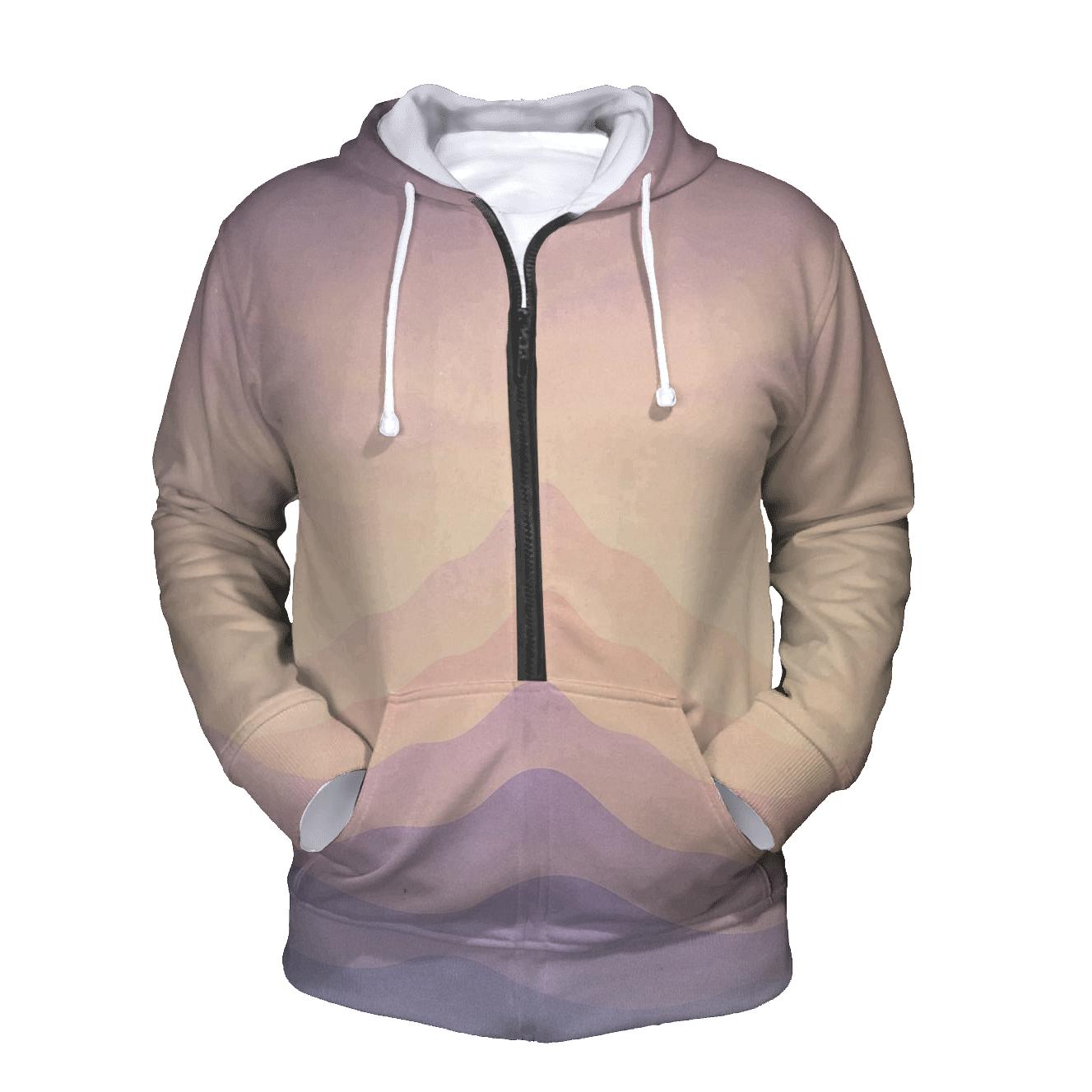 Pastel Mist Mountain Lullaby heavyweight hoodies