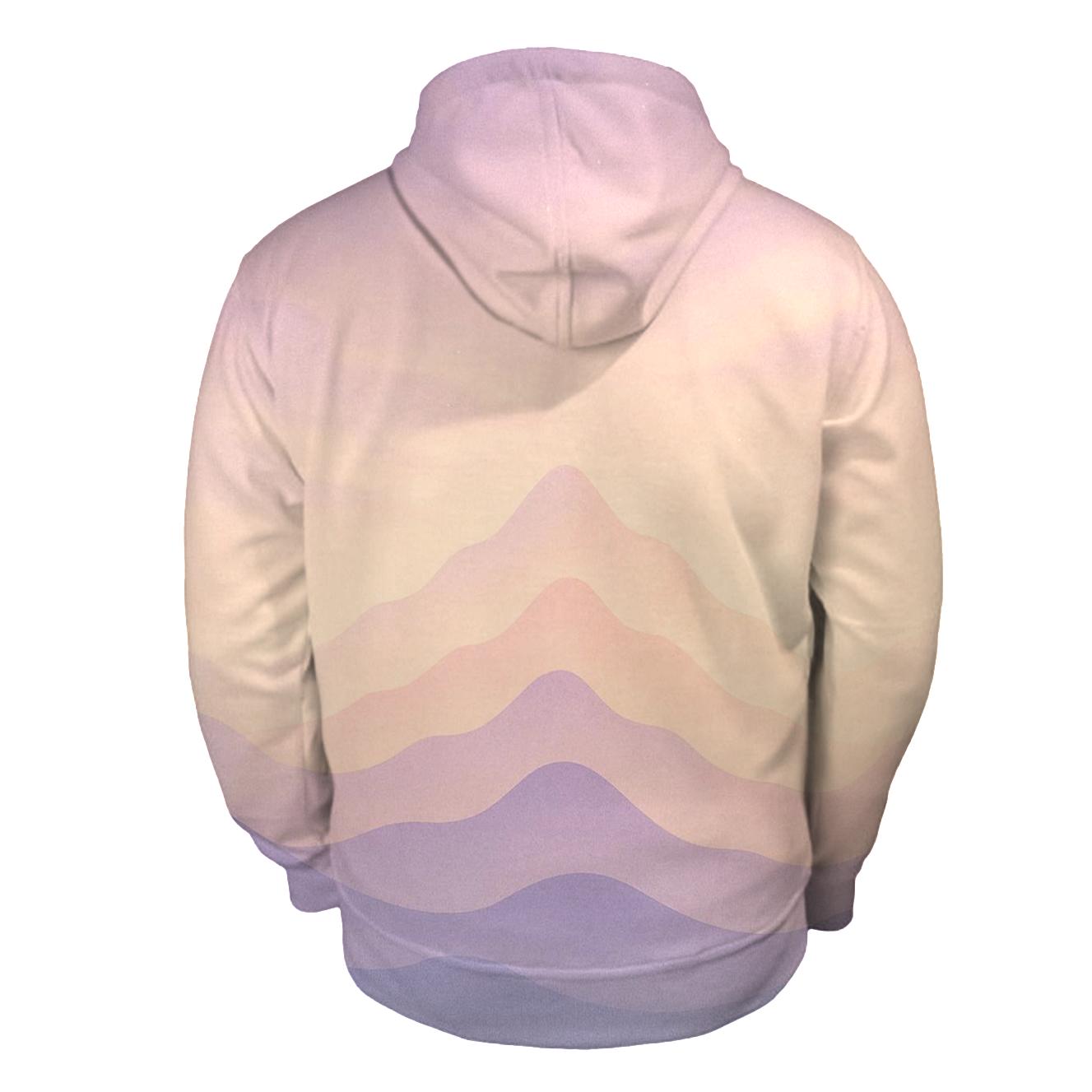 Pastel Mist Mountain Lullaby heavyweight hoodies