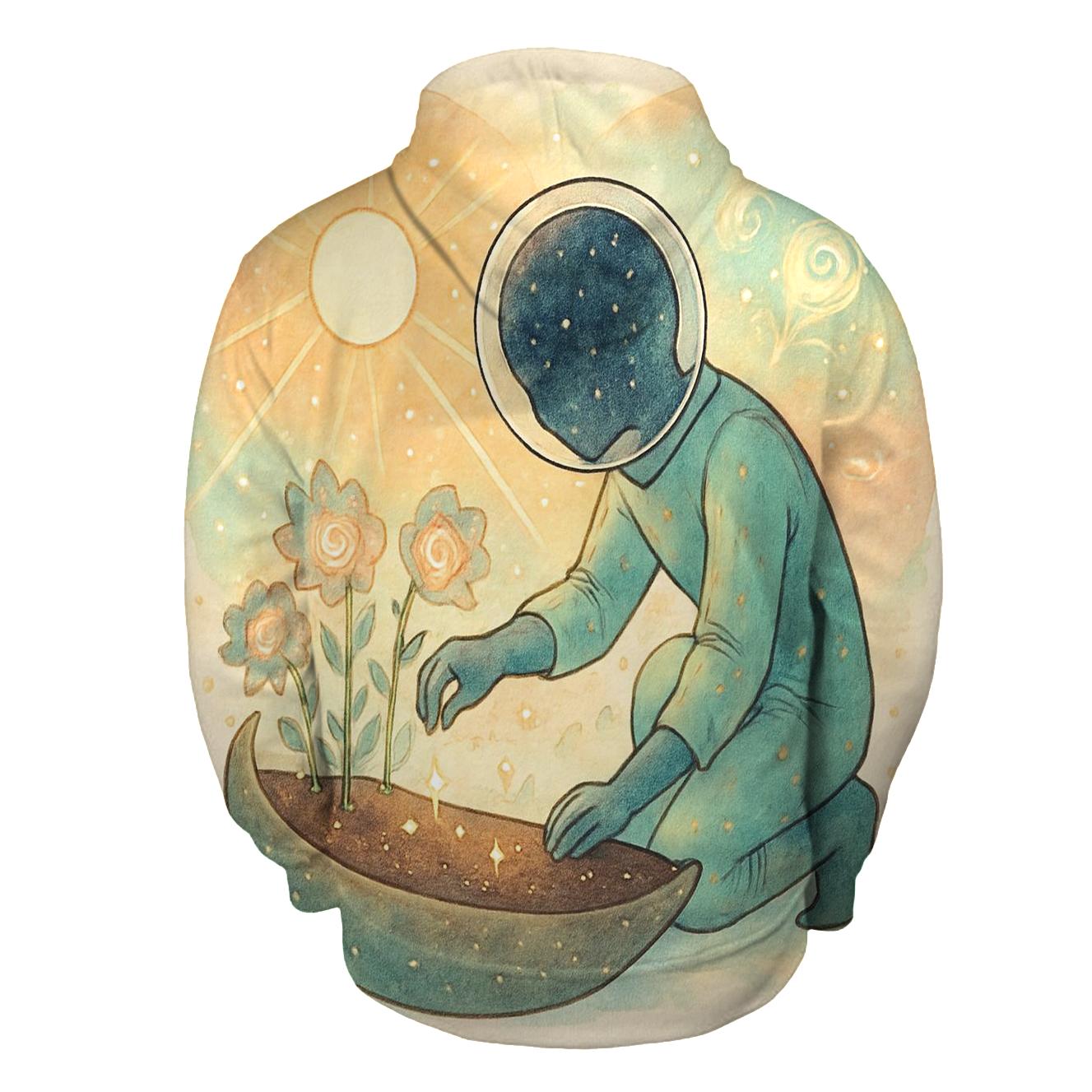 Garden Of Binary Suns zip-up hoodies