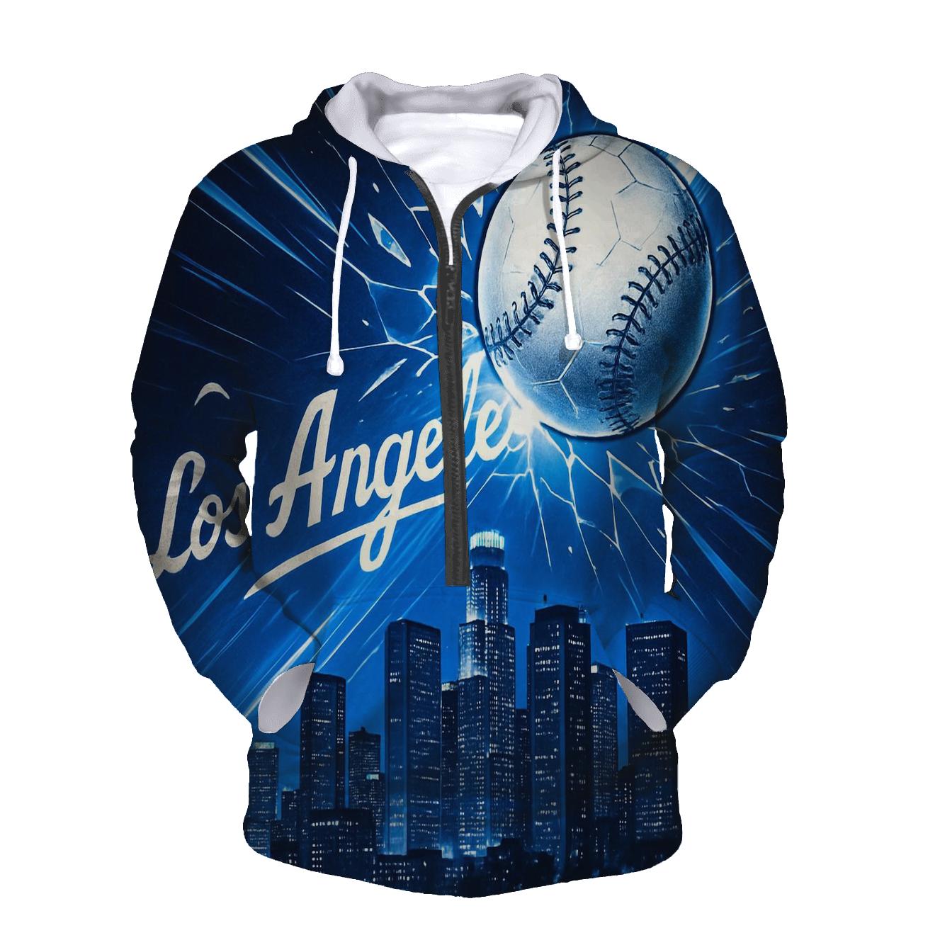 Skyline Impact Baseball Burst embroidered hoodies