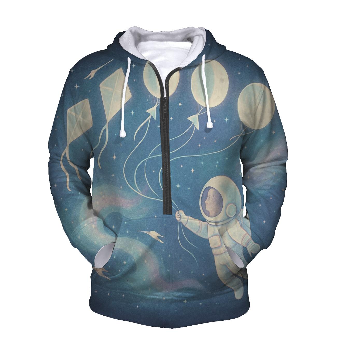 Moon Phase Kite Parade designer hoodies