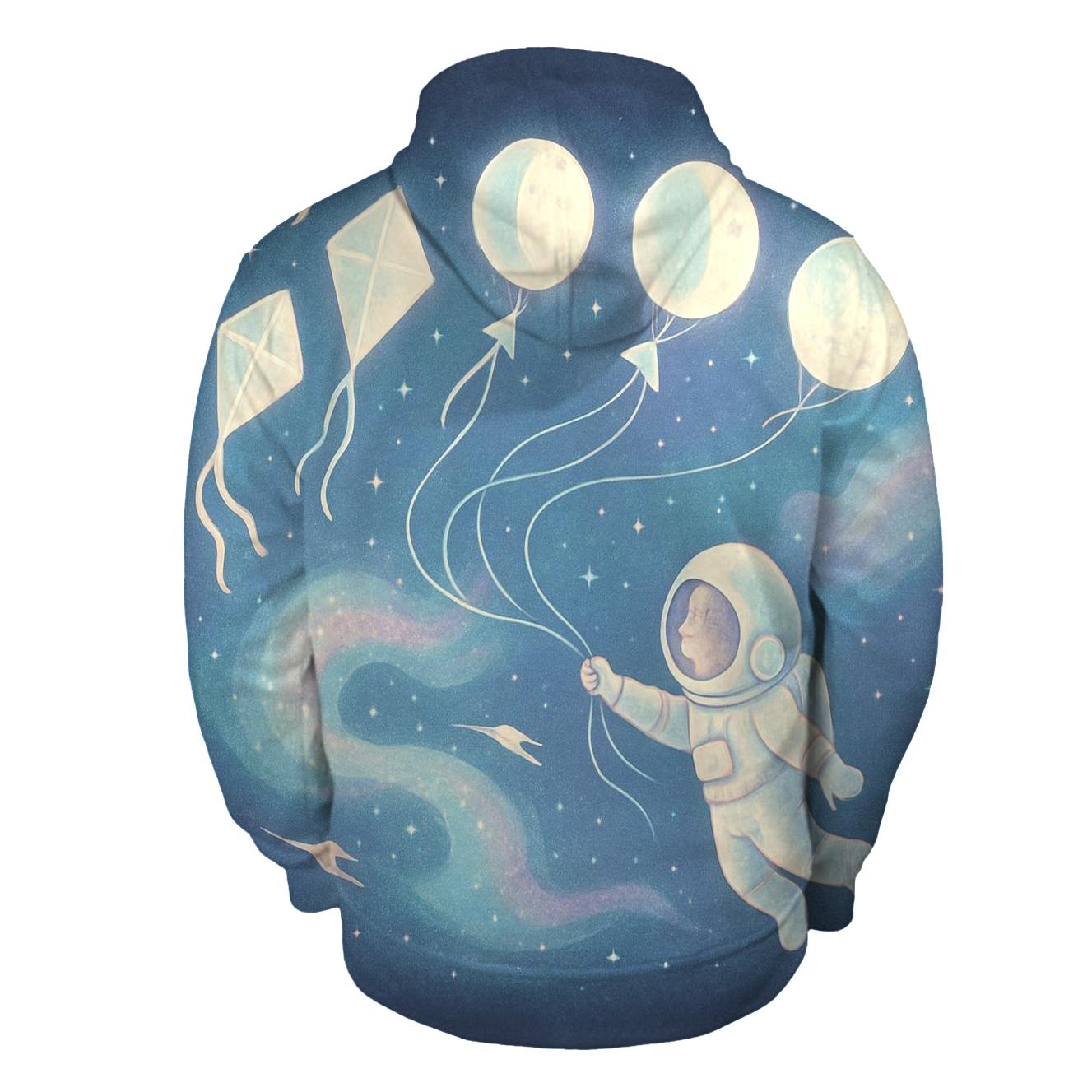 Moon Phase Kite Parade designer hoodies