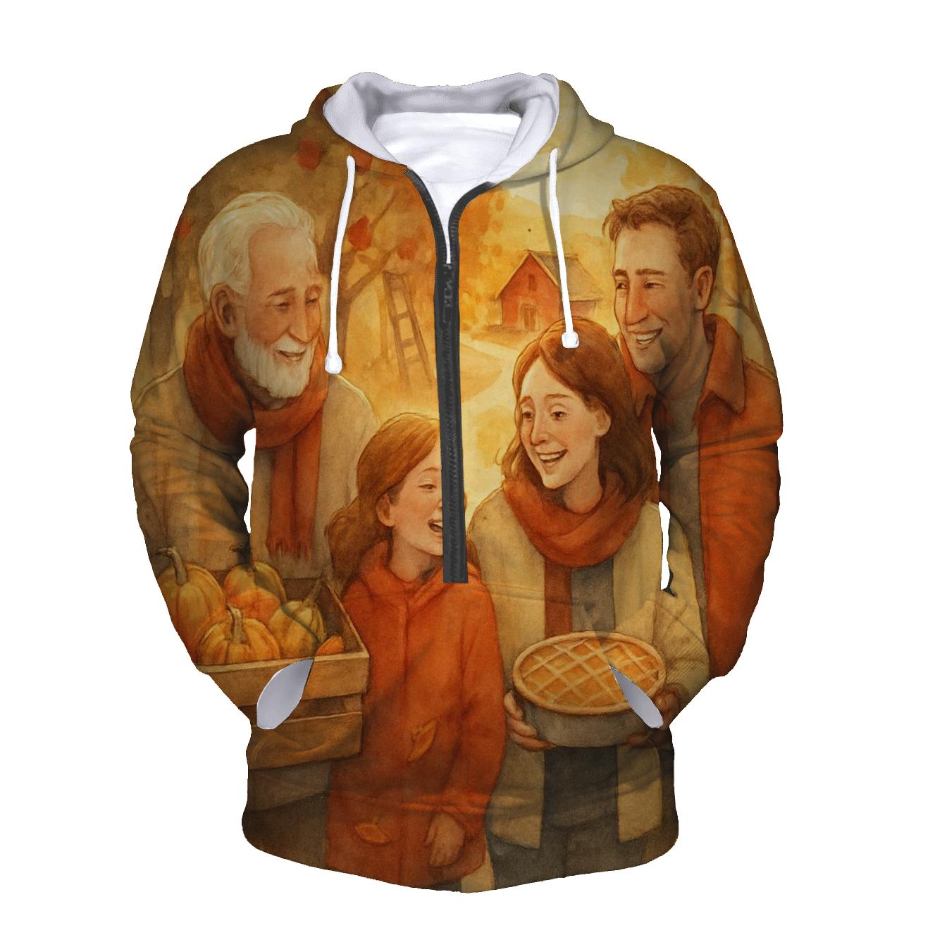 Golden Hour Orchard Gratitude Walk hoodies fashion