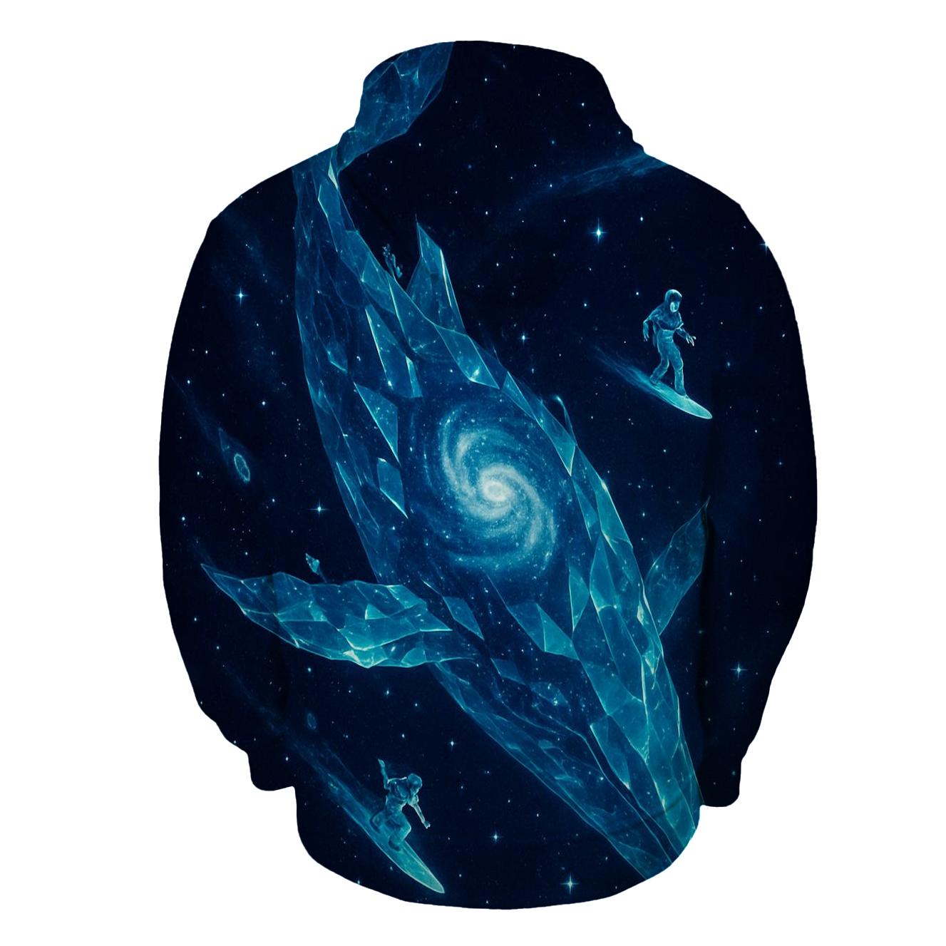 Crystalline Nebula Whale Dive custom hoodies