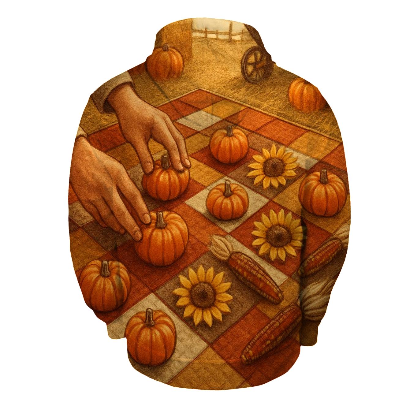 Pumpkin Patch Quilt Of Abundance hoodie trends