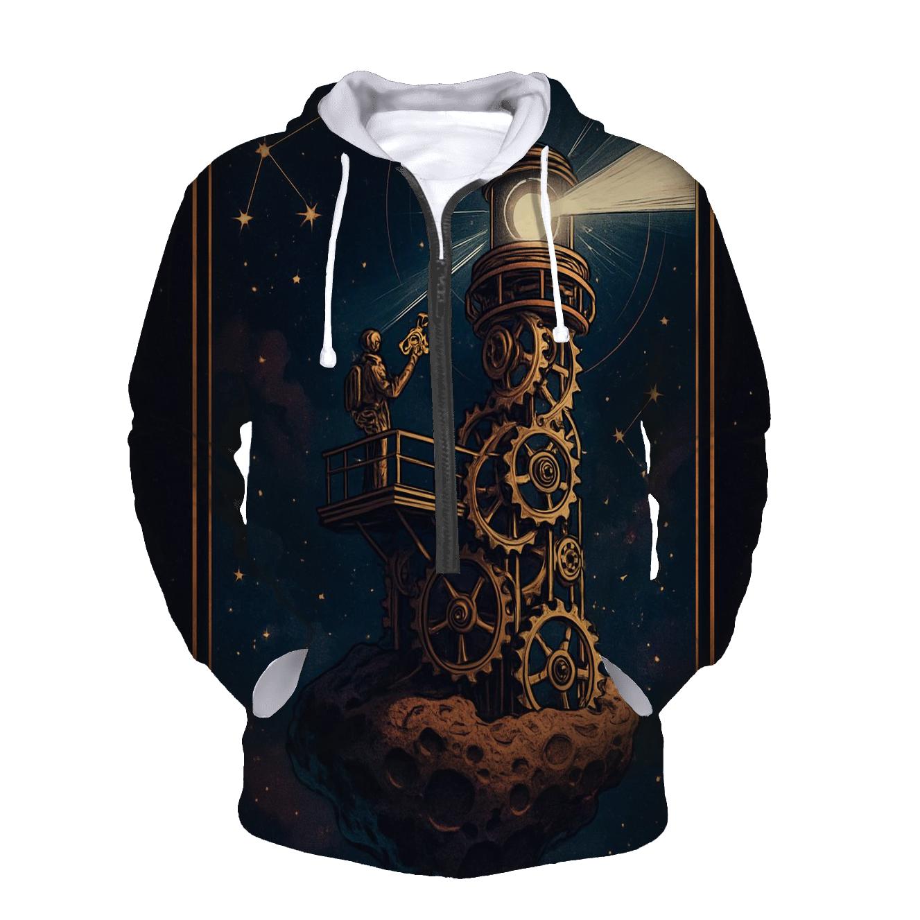 Clockwork Quasar Lighthouse hoodie designs