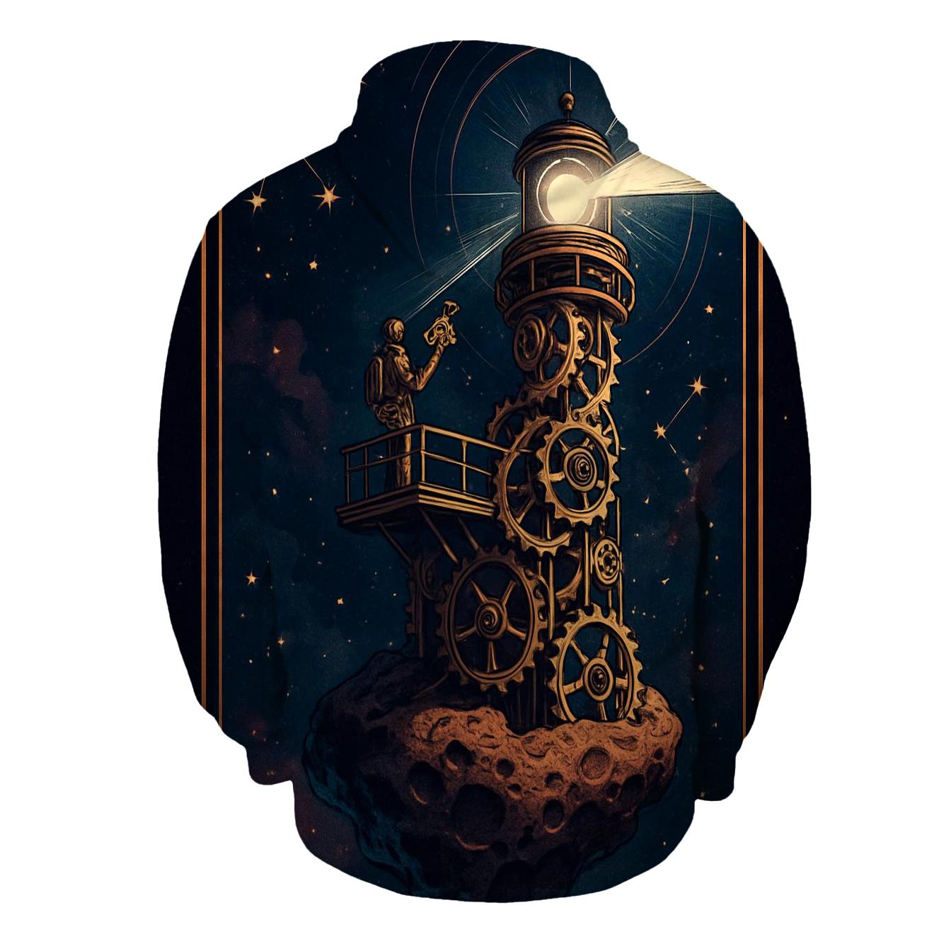 Clockwork Quasar Lighthouse hoodie designs