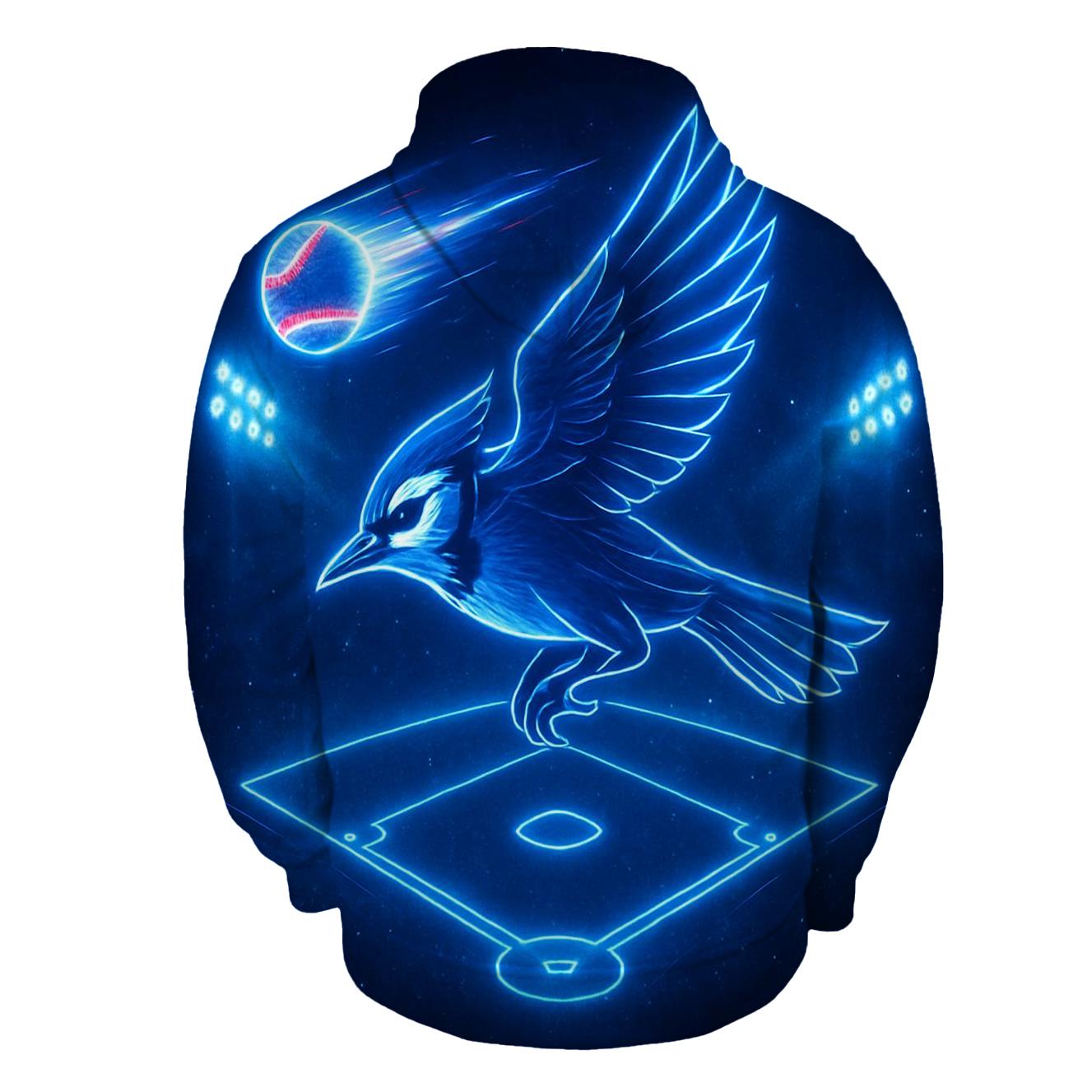 Blue Jays Aurora Diamond Rush printed hoodies