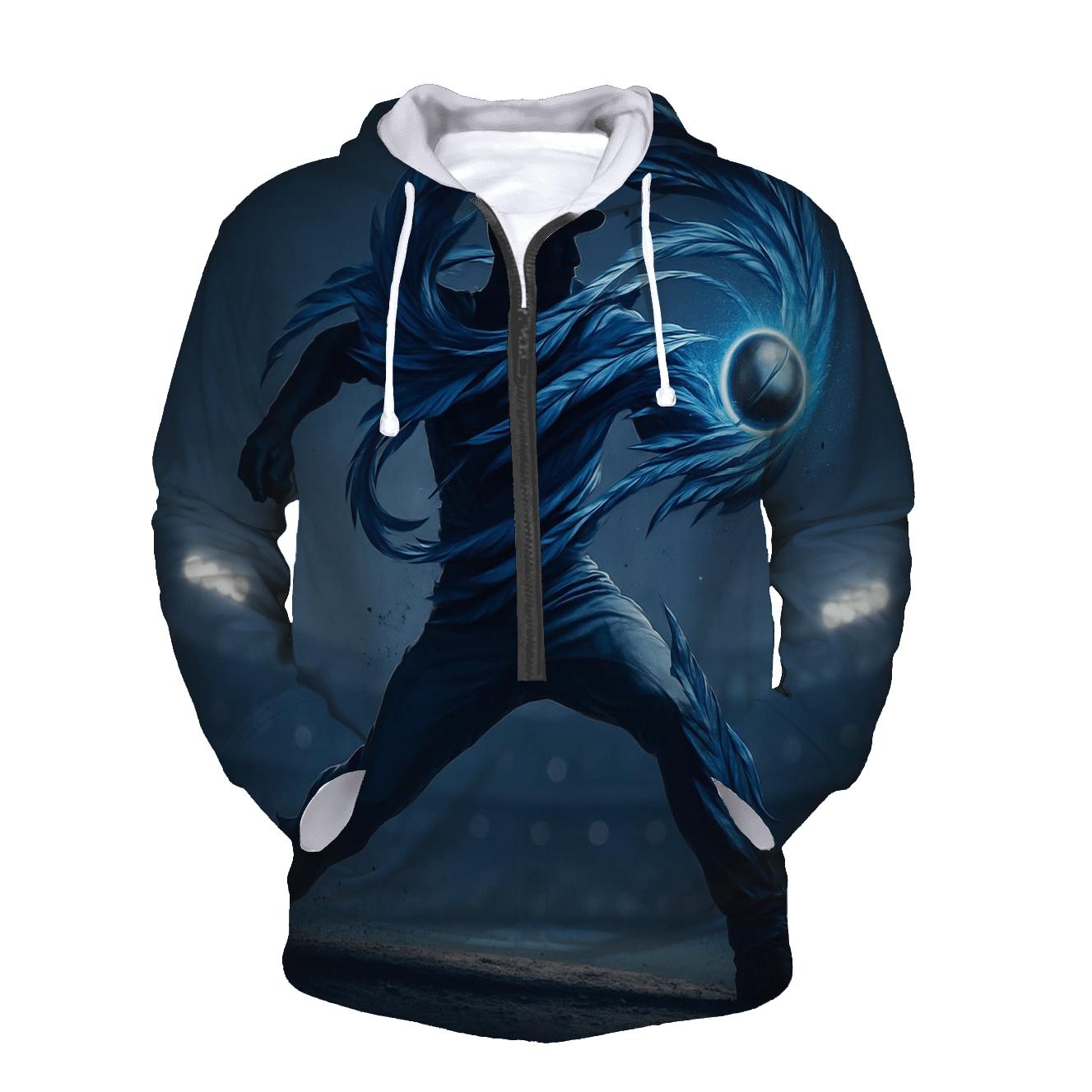 Featherstorm Pitch With Blue Jays Focus hoodie styles