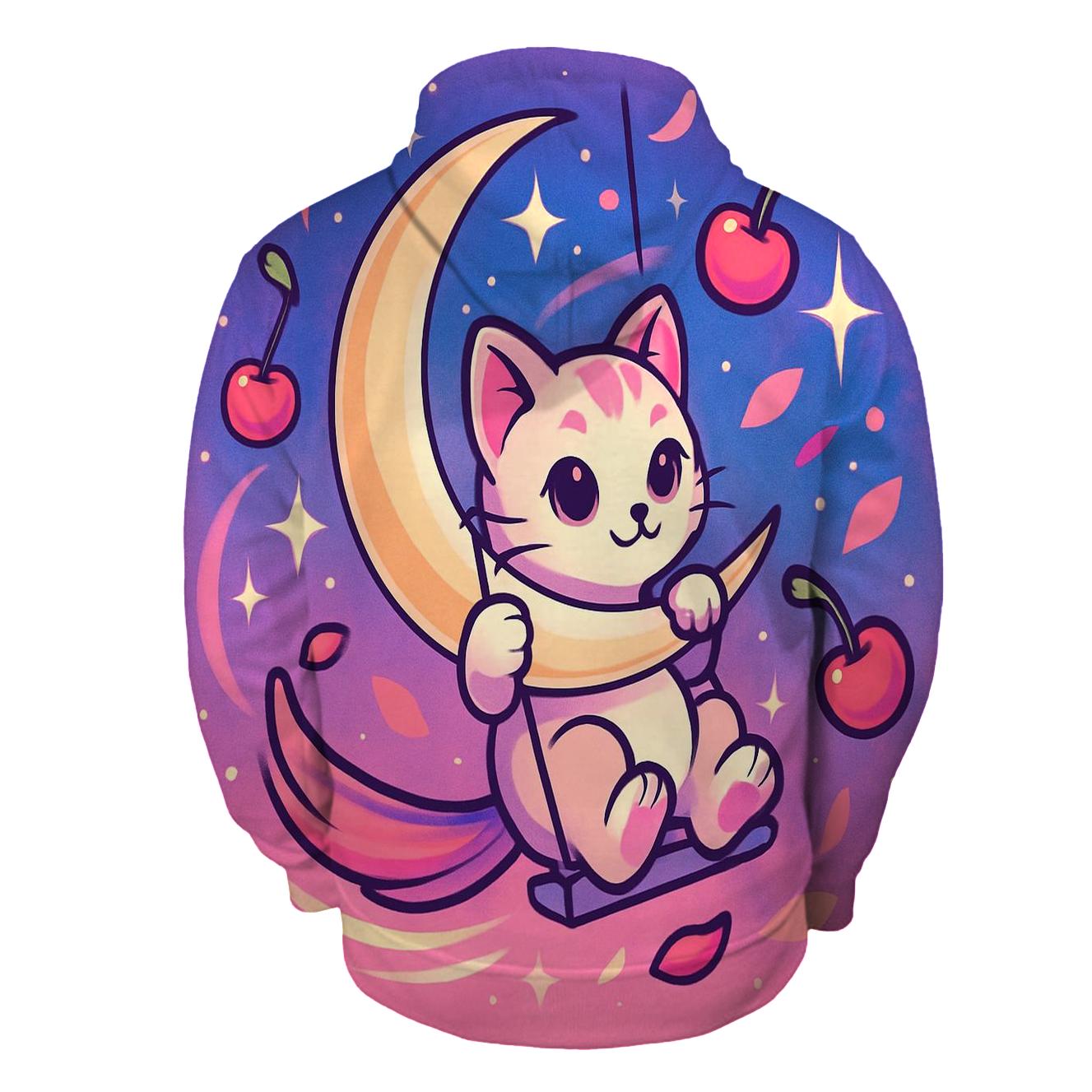 Cherry Comet Swing Kitten hoodie designs