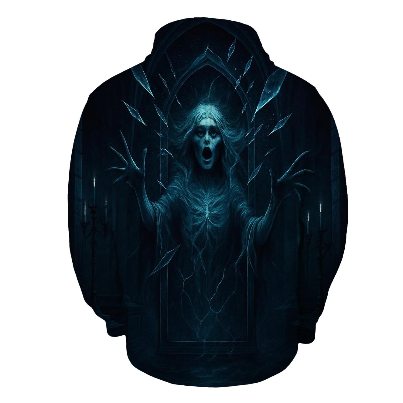 Moonlit Crypt Of The Mirror Banshee designer hoodies