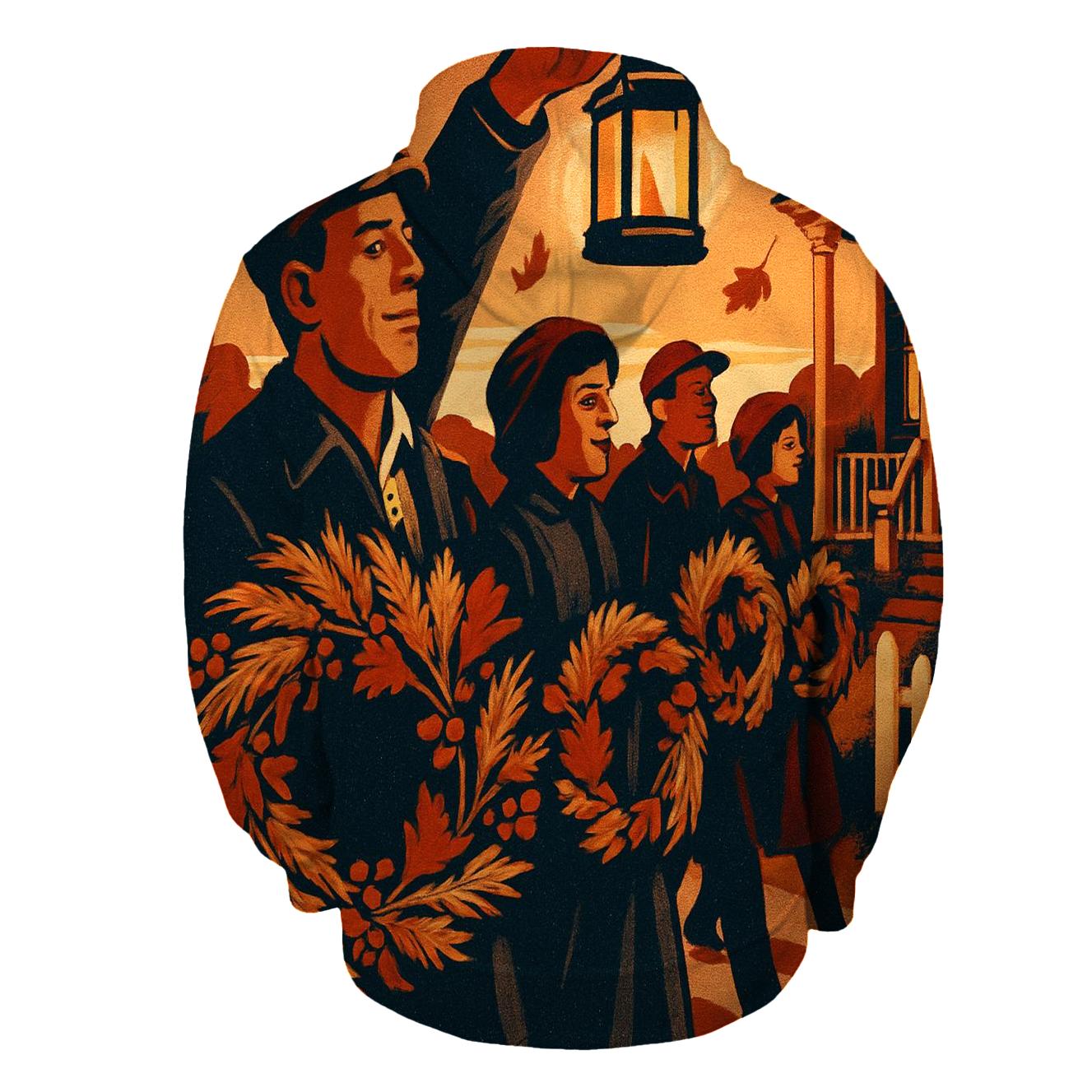 Harvest Wreath Lantern Parade designer hoodies