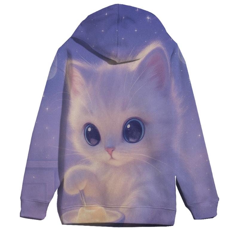 Moonlit Pudding Kitten hoodie trends