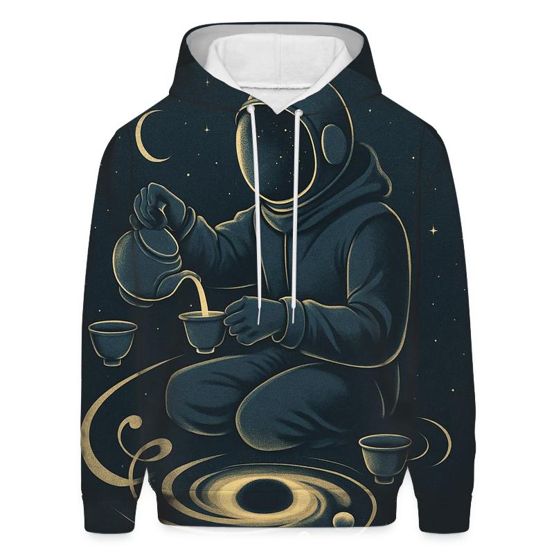 Black Hole Tea Ceremony zip-up hoodies