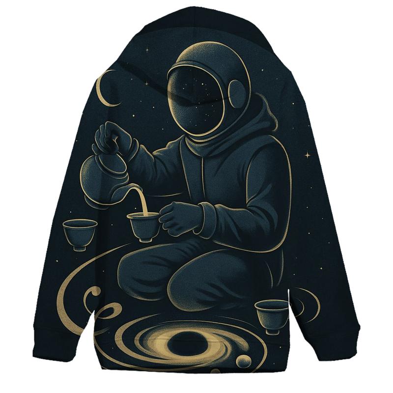 Black Hole Tea Ceremony zip-up hoodies
