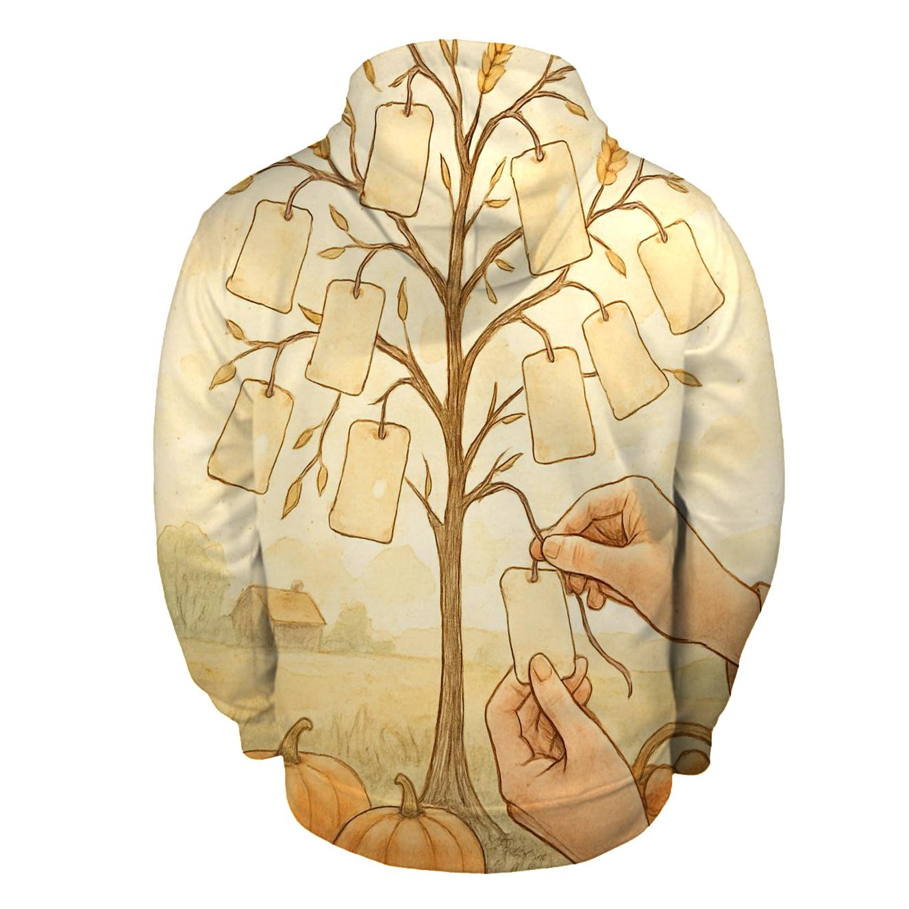 Sunlit Field Of Gratitude Notes Without Text pullover hoodies