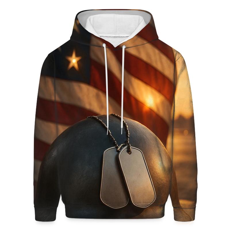 Homecoming Light On Steel printed hoodies