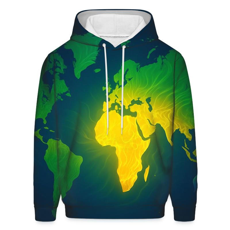 Map Gradient Brazil hoodie styles