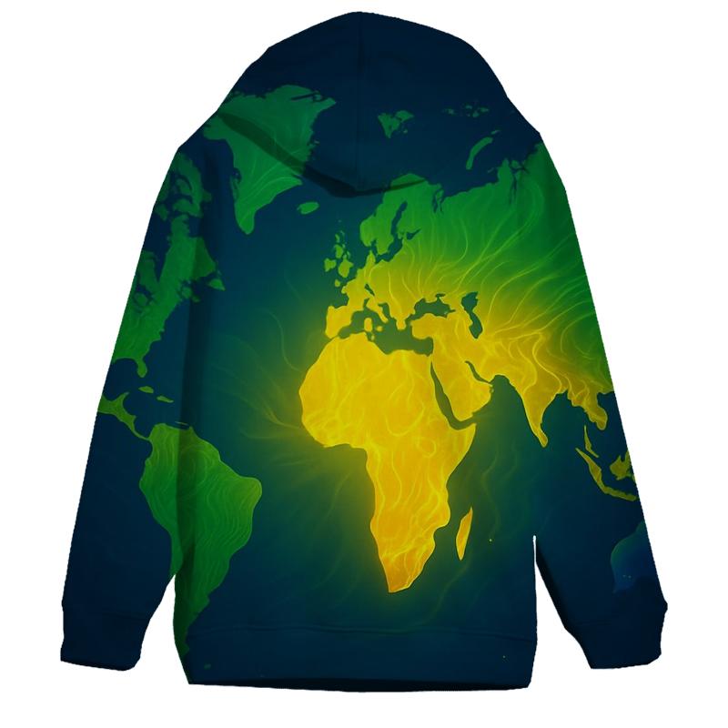 Map Gradient Brazil hoodie styles