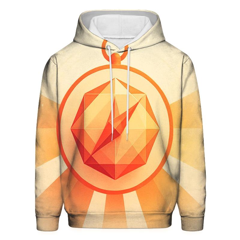 Golden Hour Prism Compass lightweight hoodies