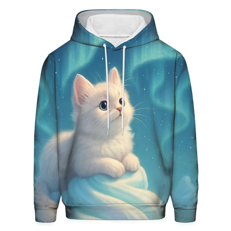 Aurora Ice Cream Dream Cat zip-up hoodies