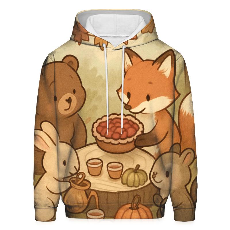 Woodland Harvest Banquet Circle heavyweight hoodies