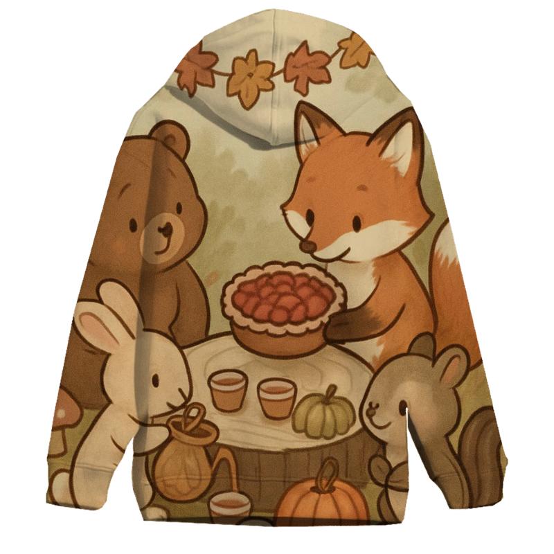 Woodland Harvest Banquet Circle heavyweight hoodies