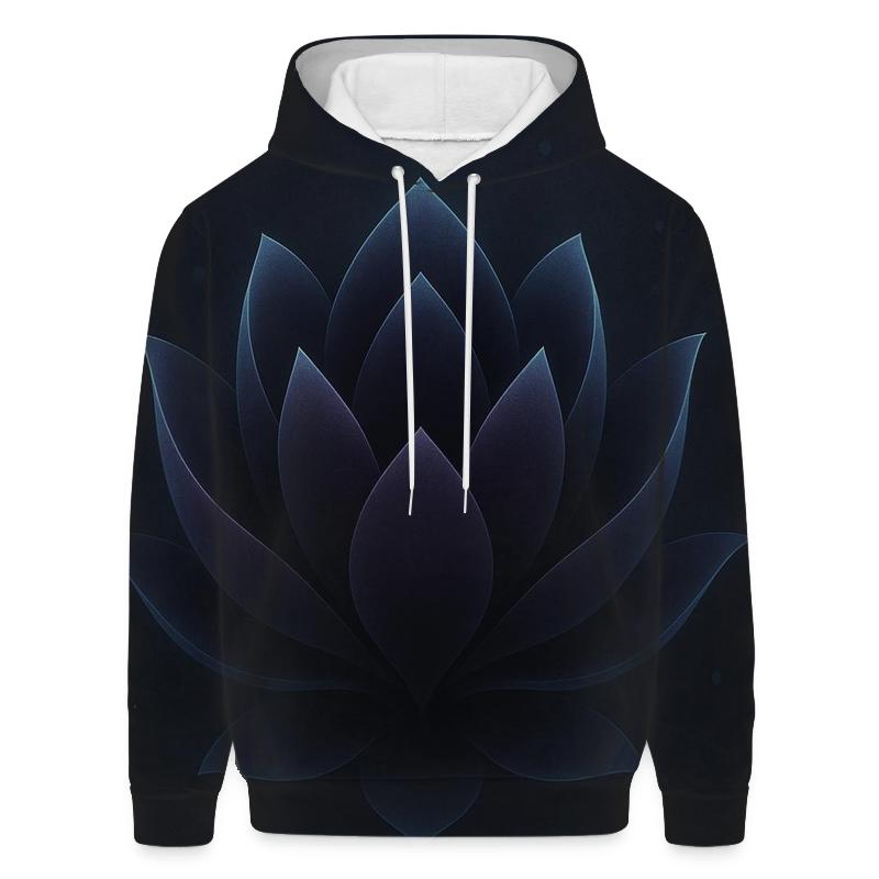 Midnight Ink Gradient Lotus Pulse pullover hoodies