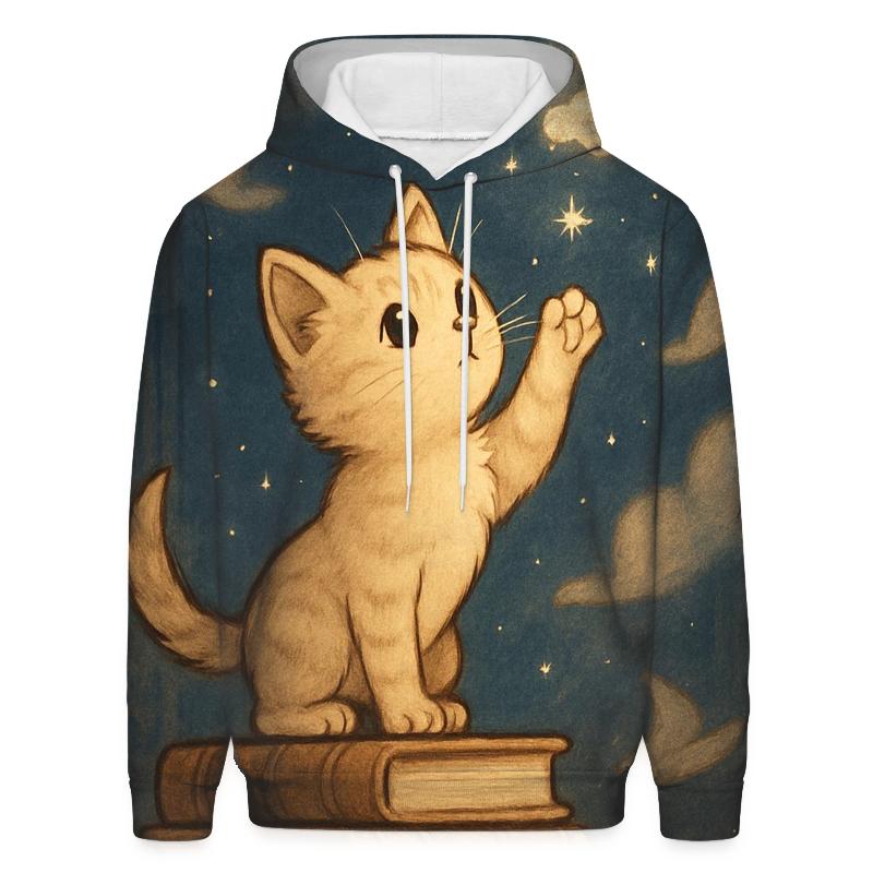 Library Of Floating Cat Constellations custom hoodies