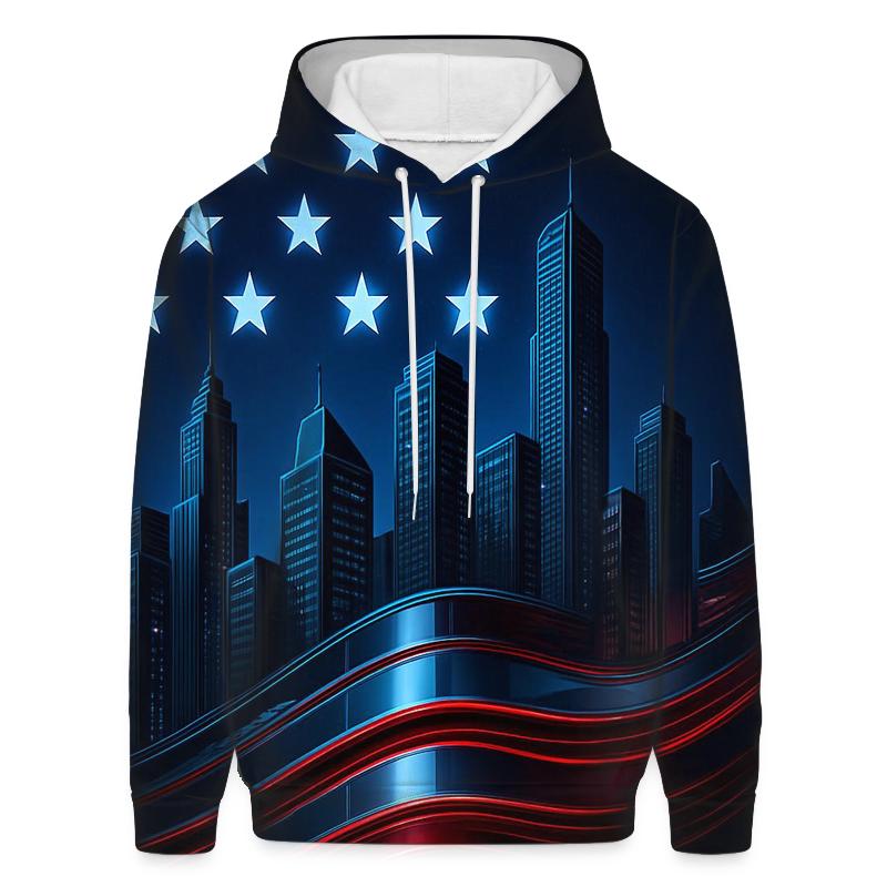 Chrome Skyline Flag Fusion hoodies fashion