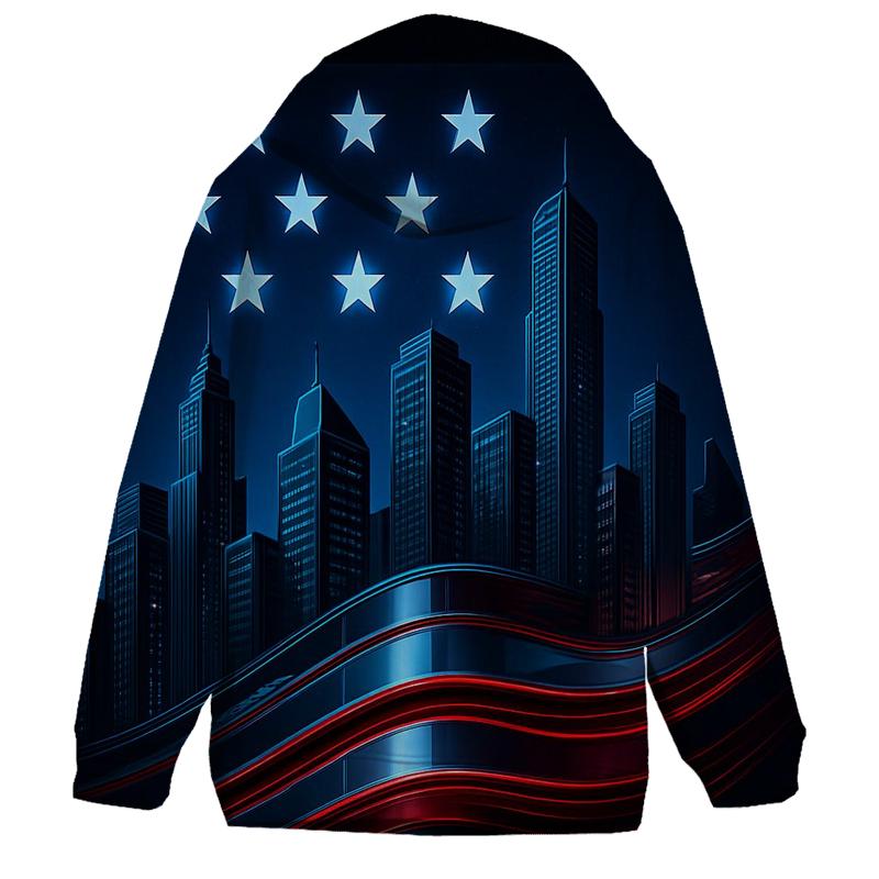 Chrome Skyline Flag Fusion hoodies fashion