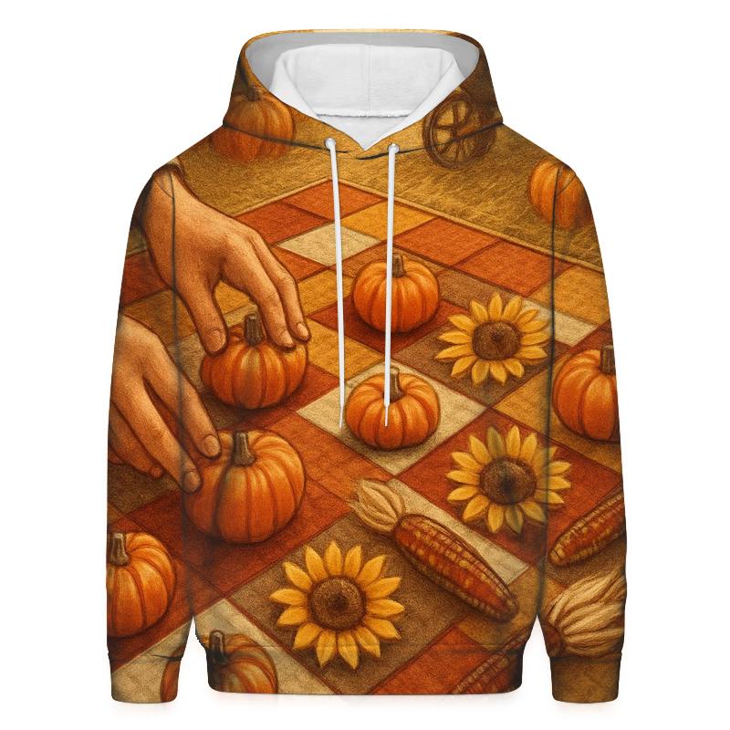 Pumpkin Patch Quilt Of Abundance designer hoodies