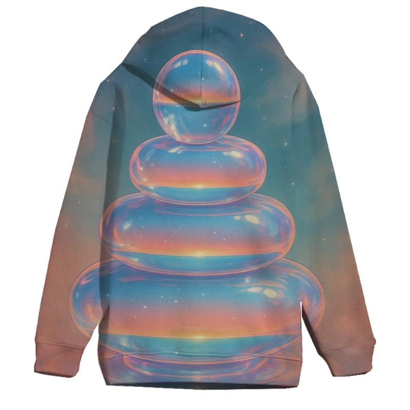 Coral Nebula Bubble Terrace hoodie designs