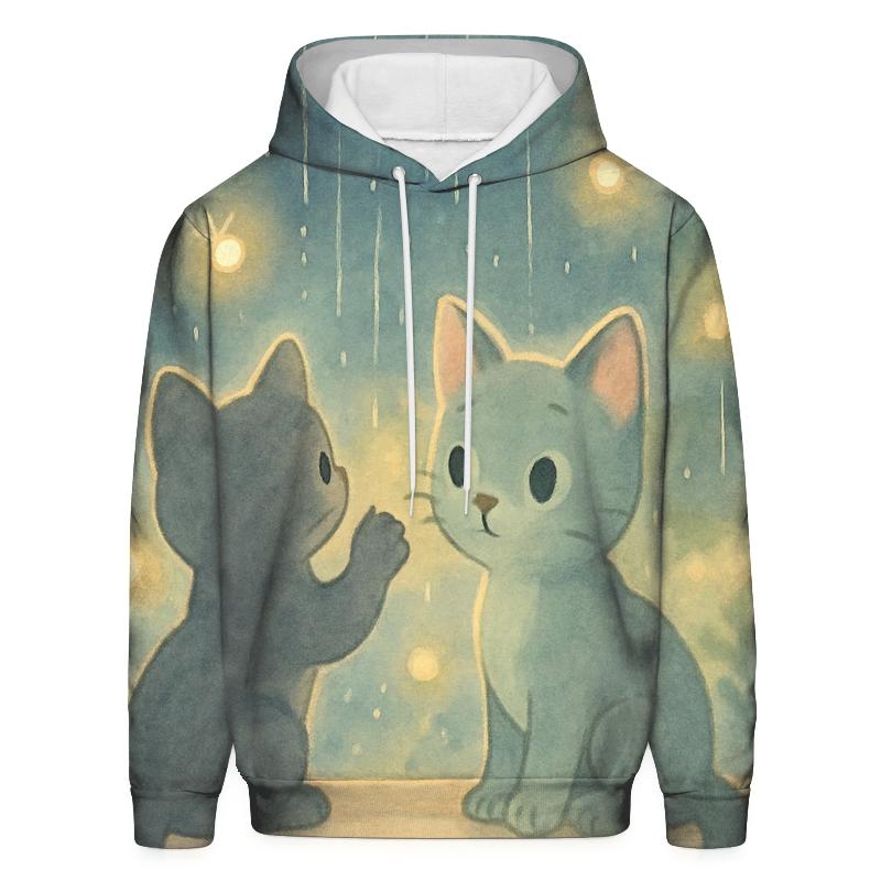 Rainy Window Firefly Kittens custom hoodies