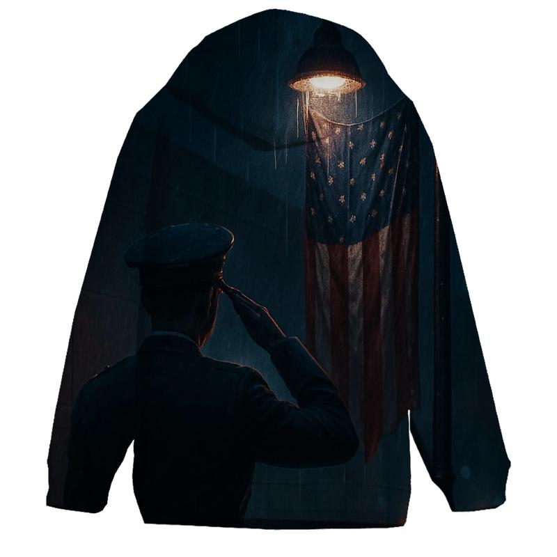 Midnight Salute In City Rain heavyweight hoodies