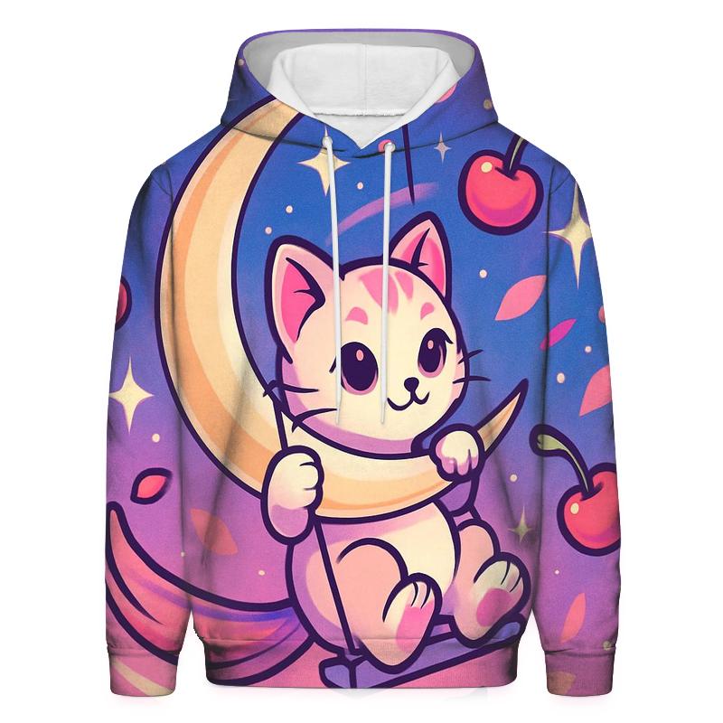 Cherry Comet Swing Kitten designer hoodies