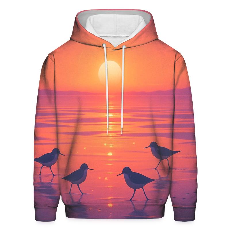Tidal Flats Mirrorfire printed hoodies