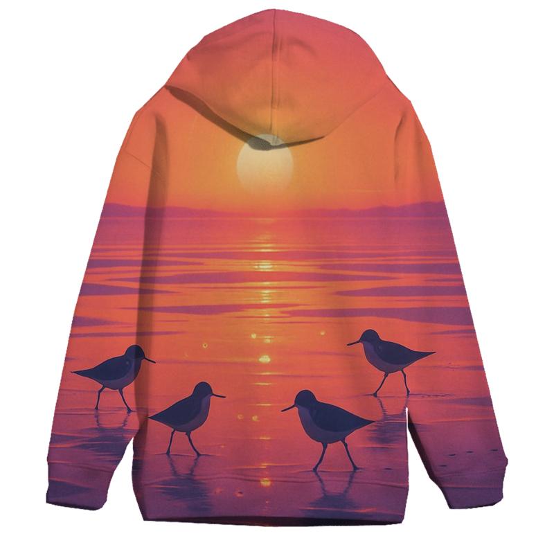 Tidal Flats Mirrorfire printed hoodies