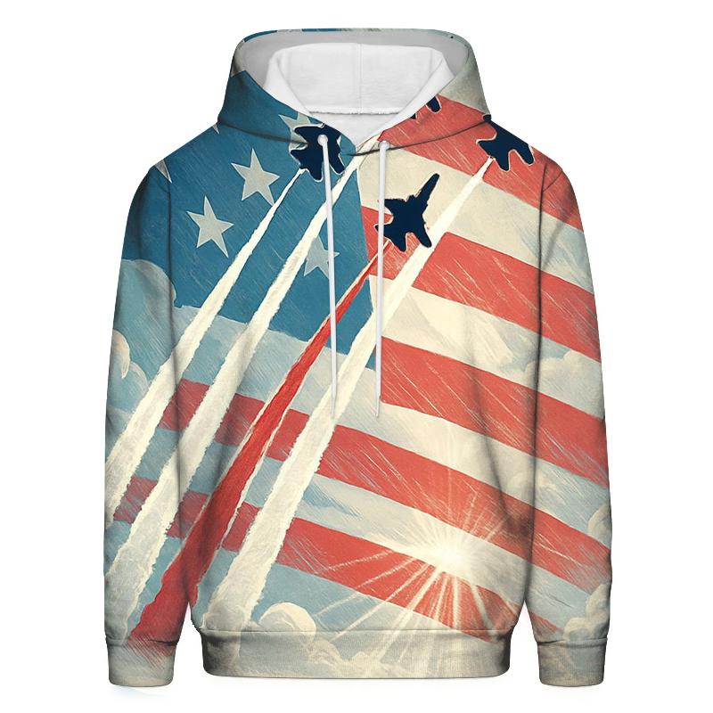 Wings Of Service Over Open Plains lightweight hoodies