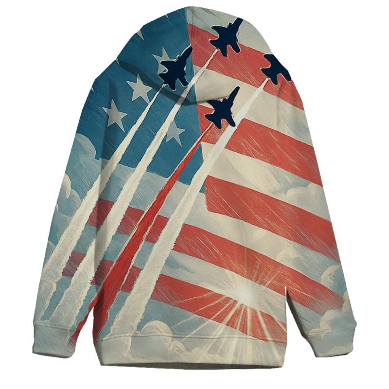 Wings Of Service Over Open Plains lightweight hoodies
