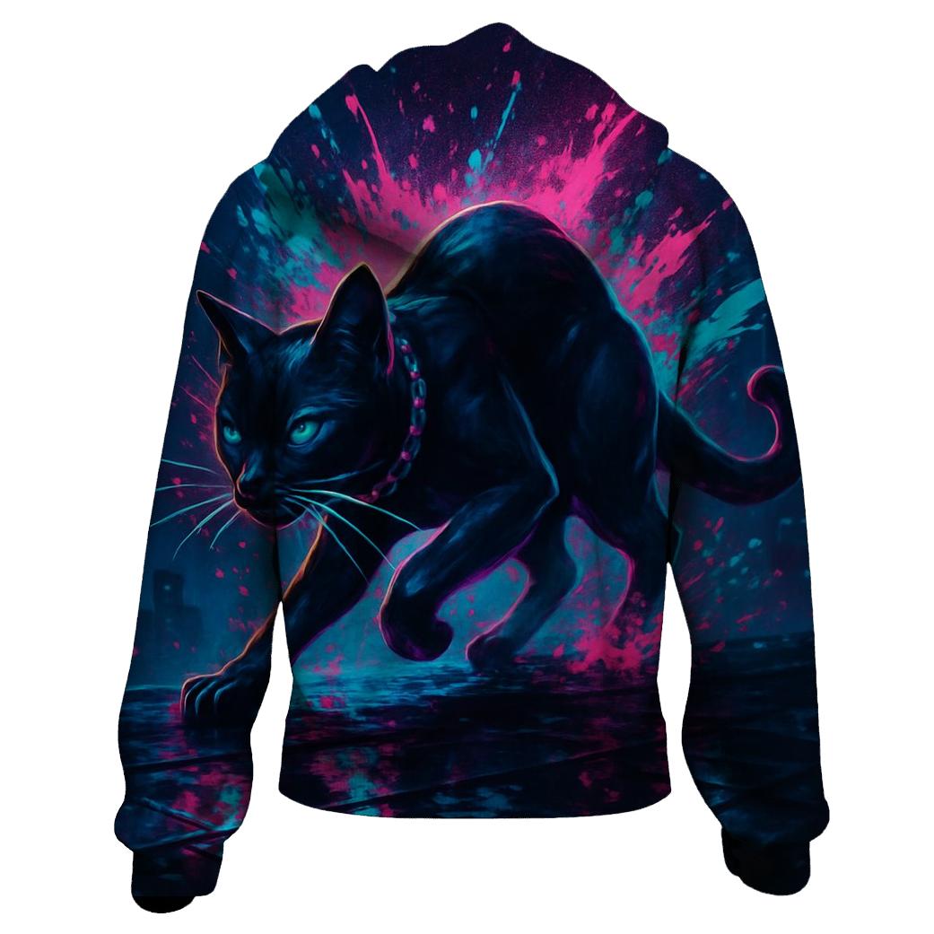 Prism Prowler Alley Cat zip-up hoodies