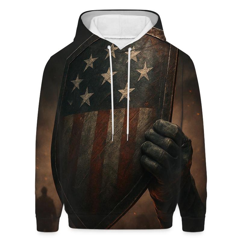 Iron Resolve And Ember Stars zip-up hoodies