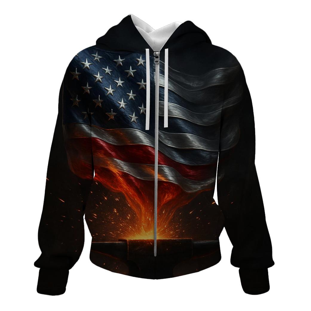 Forge Of Liberty Flag pullover hoodies