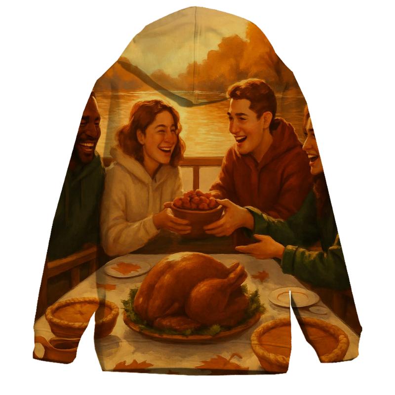 Autumn Riverboat Thankful Gathering premium hoodies