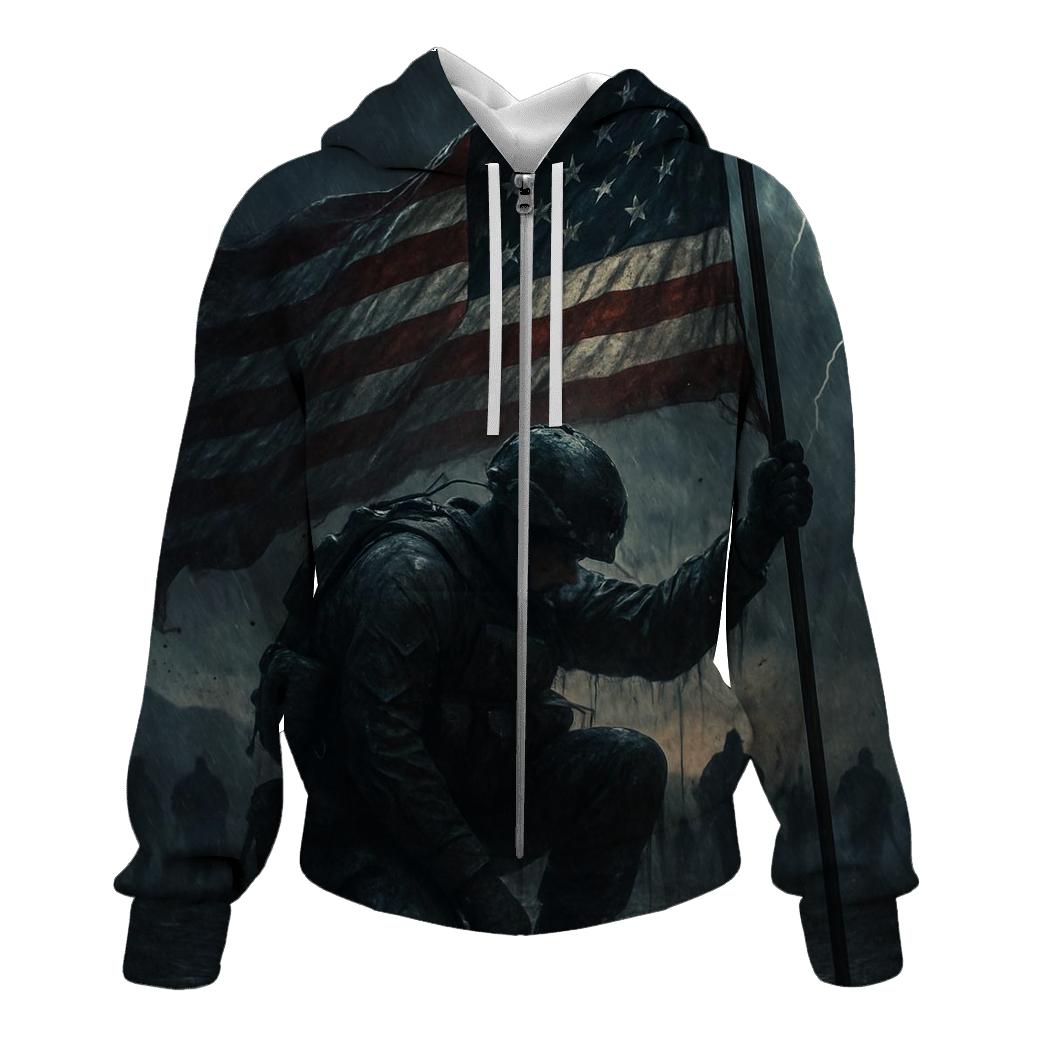 Valor Under Stormlight graphic hoodies