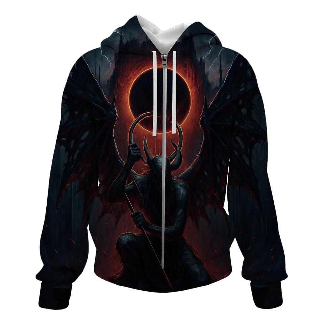 Cathedral Of The Bound Eclipse printed hoodies