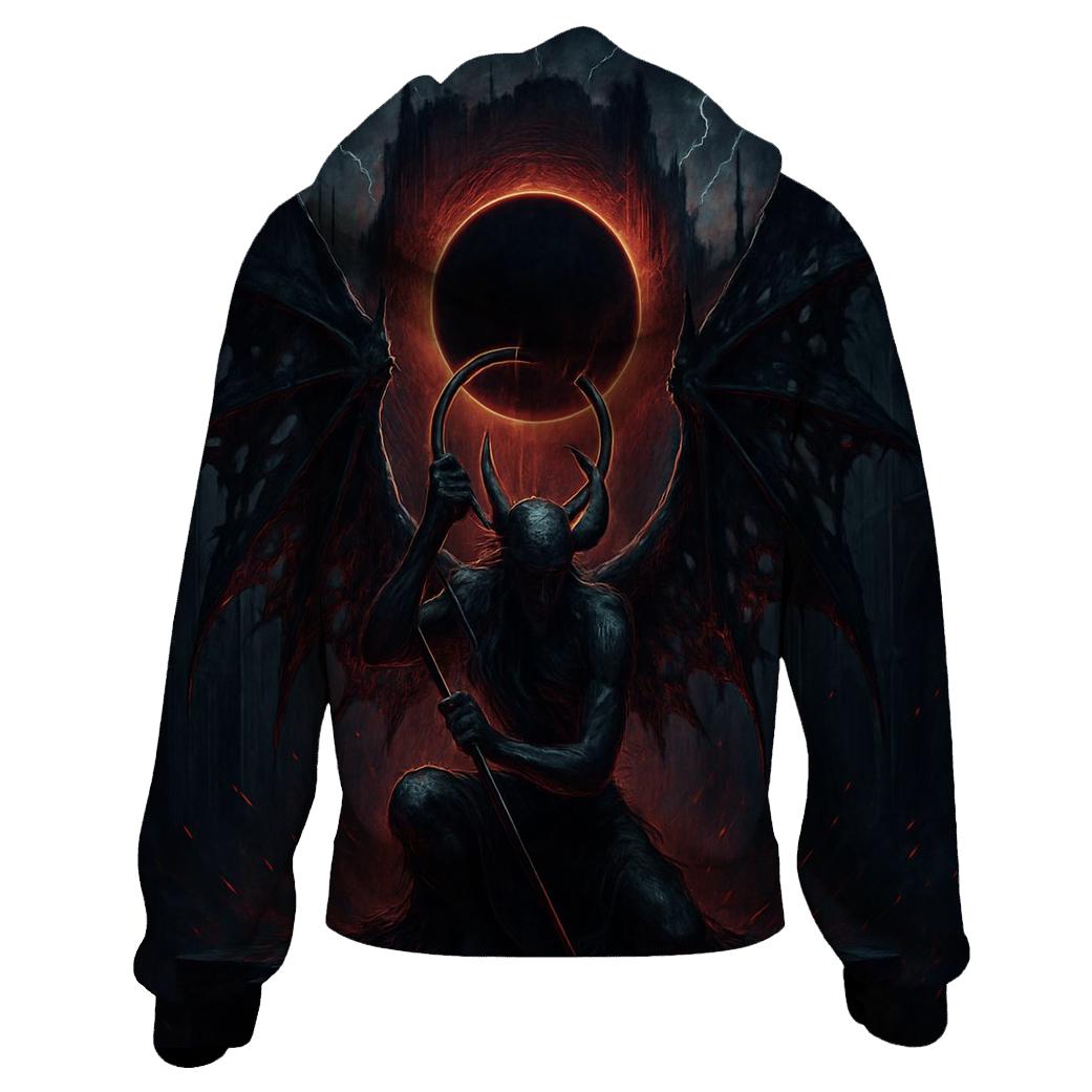 Cathedral Of The Bound Eclipse printed hoodies