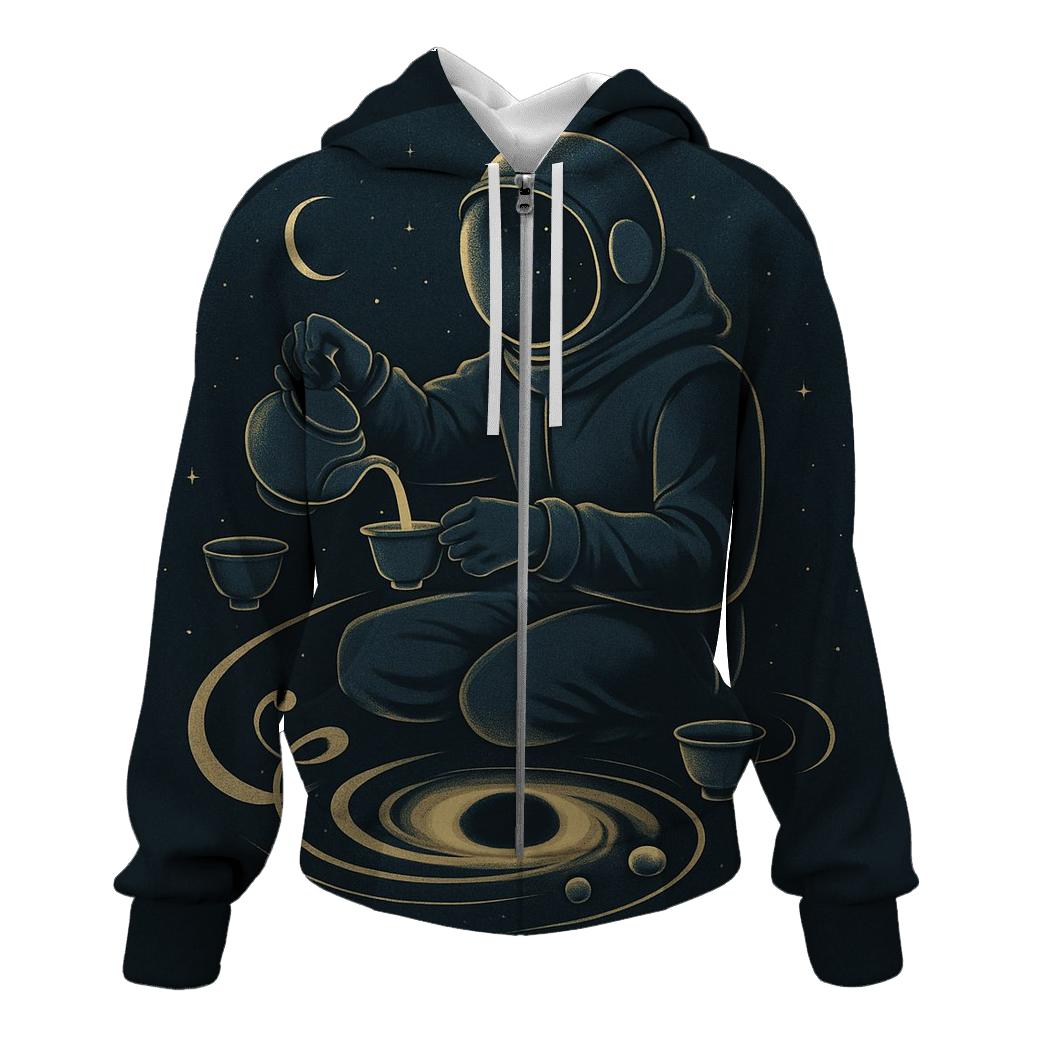 Black Hole Tea Ceremony premium hoodies