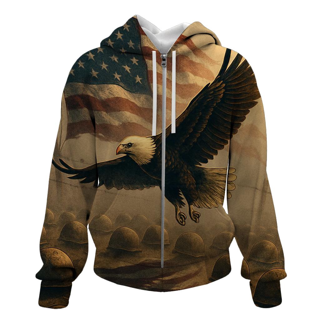 Silent Watch Over Freedom premium hoodies